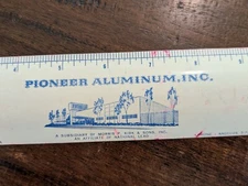 Vintage Pioneer Plastics Advertising Ruler w/ Decimal Equivalents – Los Angeles