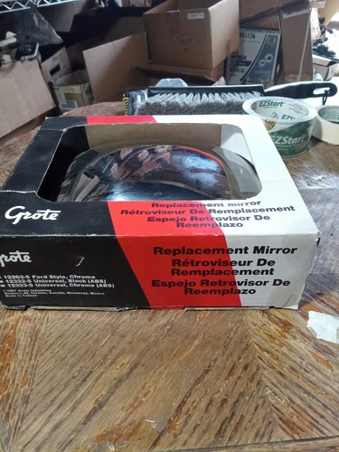 GROTE CHROME,FORD TRUCK & VAN STYLE REPLACEMENT MIRROR 12263-5