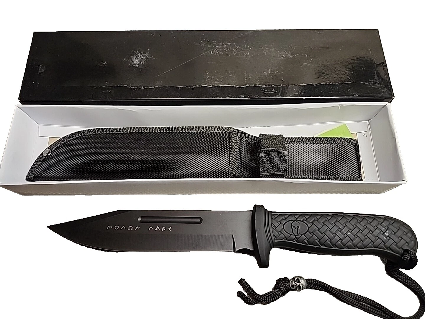 Encapsulated Rubber Handle Collectible Vintage Fixed Blade Knives