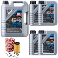 MotoröL Set 4600 5W-30 Liqui Moly 9 Liter + ÖLfilter FüR Mercedes R-Klasse W251