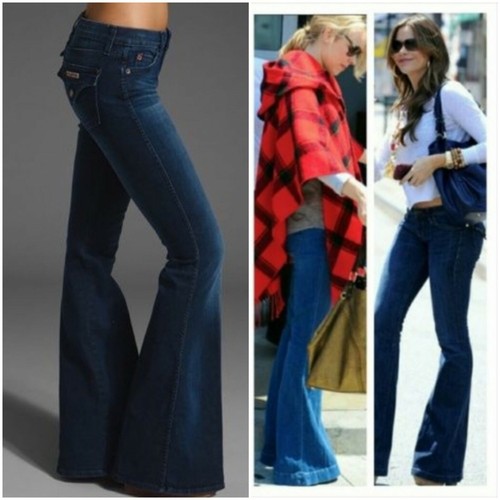 Hudson Jeans Wide Leg Flare does 70's 