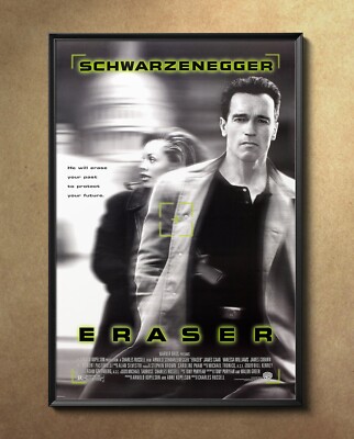 Eraser Arnold Schwarzenegger 1996 Movie Poster 24''x36'' Glossy Unframed 9621