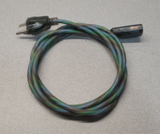 Genuine OEM Rainbow Apple iMac Volex Transparent 6ft Power Cord PS204 E62405SP