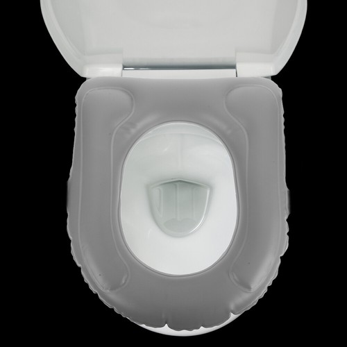 Aufblasbare Toilettenmatte WC-Sitzkissen Badezimmer-Toilettenmatte - Bild 4 von 12