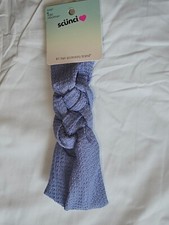 Scunci Blue Braided Stretch Headwrap New