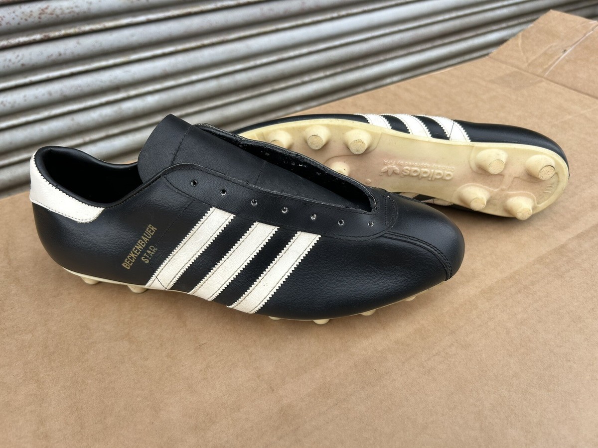 ADIDAS 1977 BECKENBAUER STAR VINTAGE FOOTBALL BOOTS 70s UK10 ADIDAS 1977 BECKENBAUER STAR VINTAGE FOOTBALL BOOTS 70s UK10