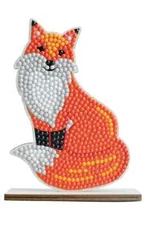 Fox Crystal Art Wildlife Buddies Kit Craft Buddy New