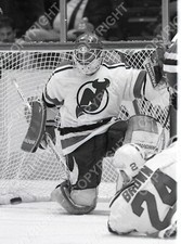 CHRIS TERRERI - NEW JERSEY DEVILS  - Vintage 35mm B&W negative 4.19d  *READ