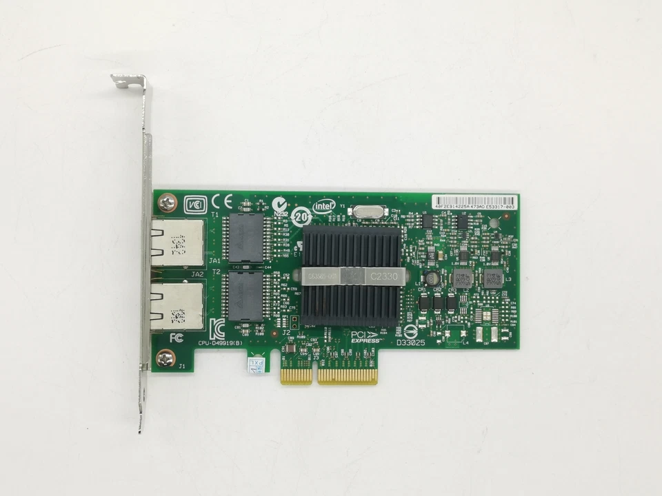 INTEL EXPI9402PT PRO/1000  Dual Port Server Adapter PCI-E Network Card 82571 - Image 4 of 4