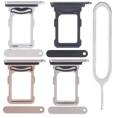 Für iPhone 16 Pro & 16 Pro Max Sim Karten Tray Ersatz Dual Sim mit Werkzeug