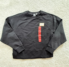 Puma Women's Fleece Crewneck Pullover Black Medium Sweatshirt