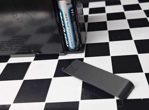 1 (3D Print) Black BATTERY TRAY COVER for Sony Walkman FM18/28 Cassette Player  - Picture 6 of 6