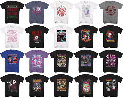 Pre-Sell Killer Klowns From Outer Space Horror Clowns Movie Licensed T-shirt #1