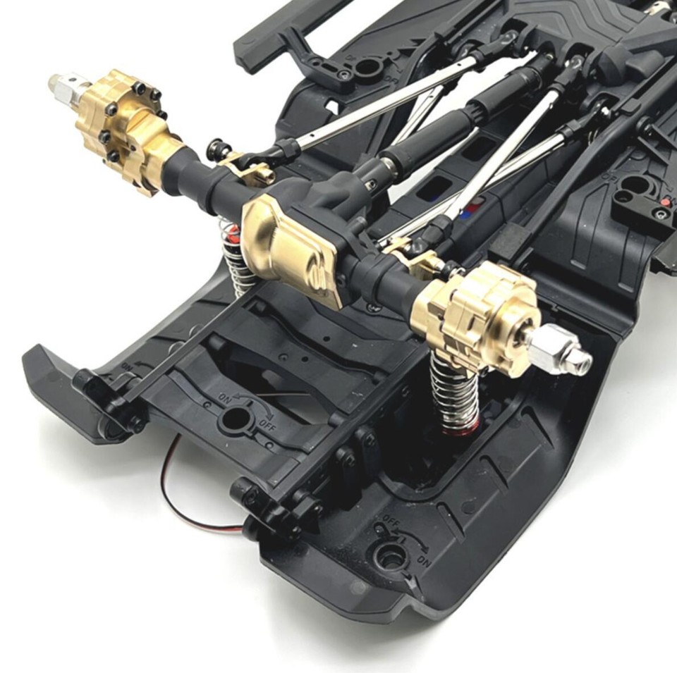 Brass Alloy Metal Upgrade Parts For WLtoys 1/10 104006 104010 104020