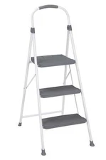 COSCO 3 Step Connection Step Stool ( White & Gray, 8ft 10in Max Reach)