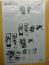 .1 x Letraset WEIHNACHTSMOTIVE Bogen 4119 c(--)