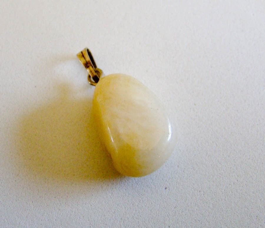 Sterling Silver Genuine Light Yellow Quartz Pendant eBay