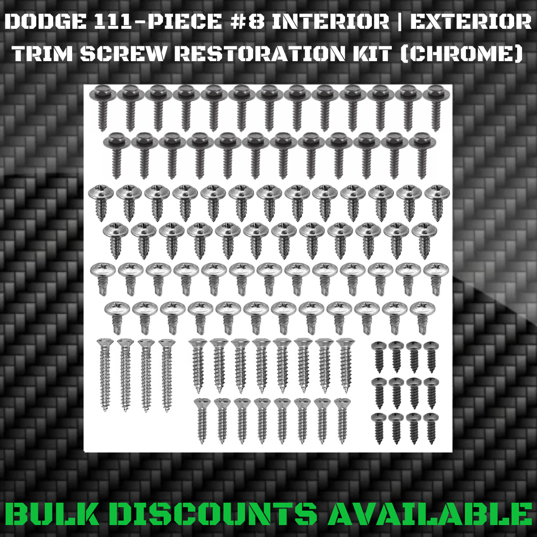 MOPAR Dodge Interior Exterior Molding Engine Bay Chassis Trim