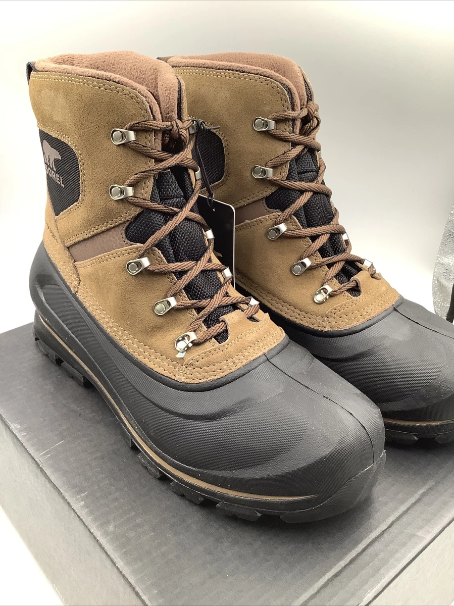 SOREL Men s Buxton Lace Boots Delta Black Size 9.5