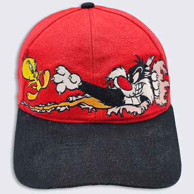 Looney Tunes Vintage 90s Tweety Bird & Sylvester Snapback Hat