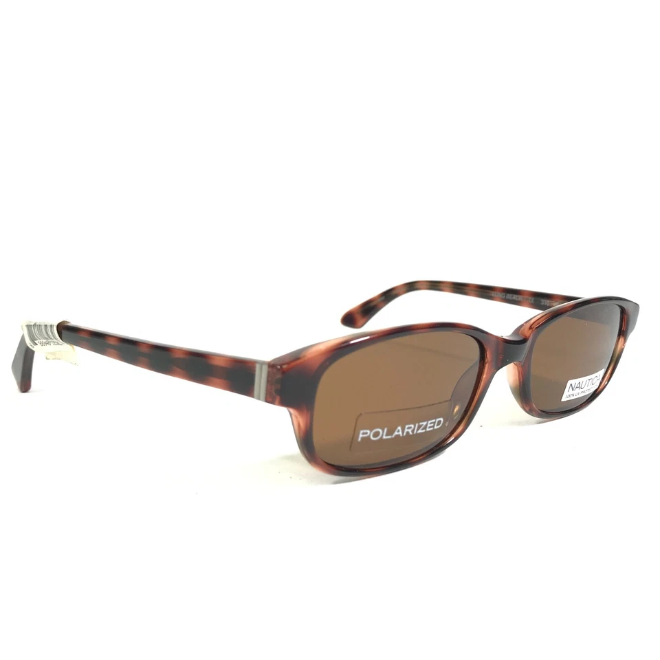 Gafas de sol Nautica LONG BEACH 310 negro rojo montura rectangular con lentes marrones Foto 3 de 4