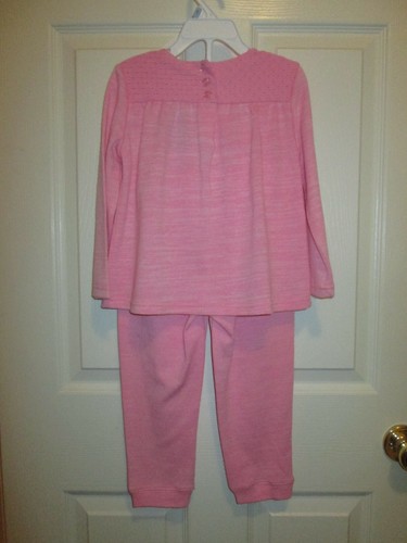 JAPNA Toddler Girls Long Sleeve Pink Color Top/Pants 2 Piece Set - Size: 4T New - Picture 9 of 10
