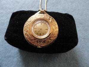 elgin pendant watch