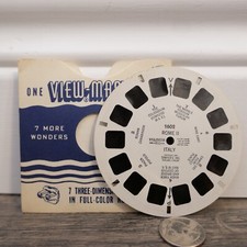 ROME II Italy 1949 Sawyer's View-Master Single Reel 1602