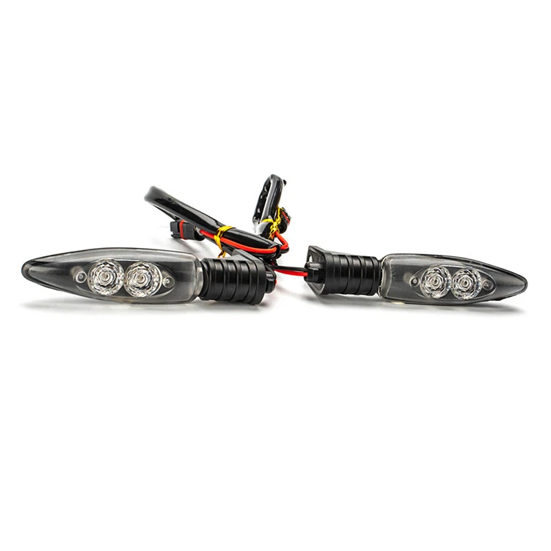 Luces indicadoras intermitentes LED de señal de giro 2 piezas para BMW R1200GS F800 F650GS F700GS Foto 4 de 4