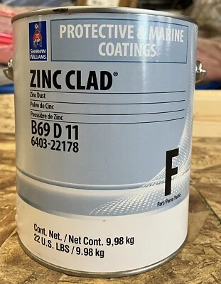 SHERWIN-WILLIAMS Sherwin Williams Zinc Clad Zinc Dust Powder Part F 22LB