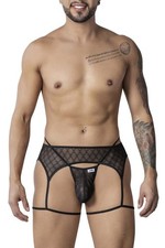 CandyMan 99898 Geometric Mesh Thongs