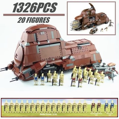 FAKE Star Wars Trade Federation MTT 7662 Building Bricks Set FREE SHIPPING