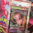 Pokémon Mew V PSA 9 Ultra Rare Holo 113/264 Fusion Strike 2021 TCG