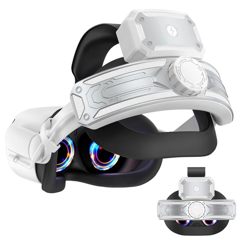 Elite Head Strap with Battery for Meta Quest 2 Adjustable VR Headset Accessory