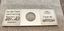 Carl Zeiss Stage Centering Slide 4899564 Germany FREE SHIP!