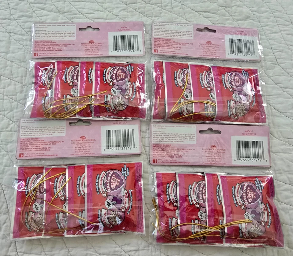 NEW SEALED Wack-A-Pack Valentine's Day Self-Inflating Balloons 4 Packages(16 CT) - Image 2 of 4