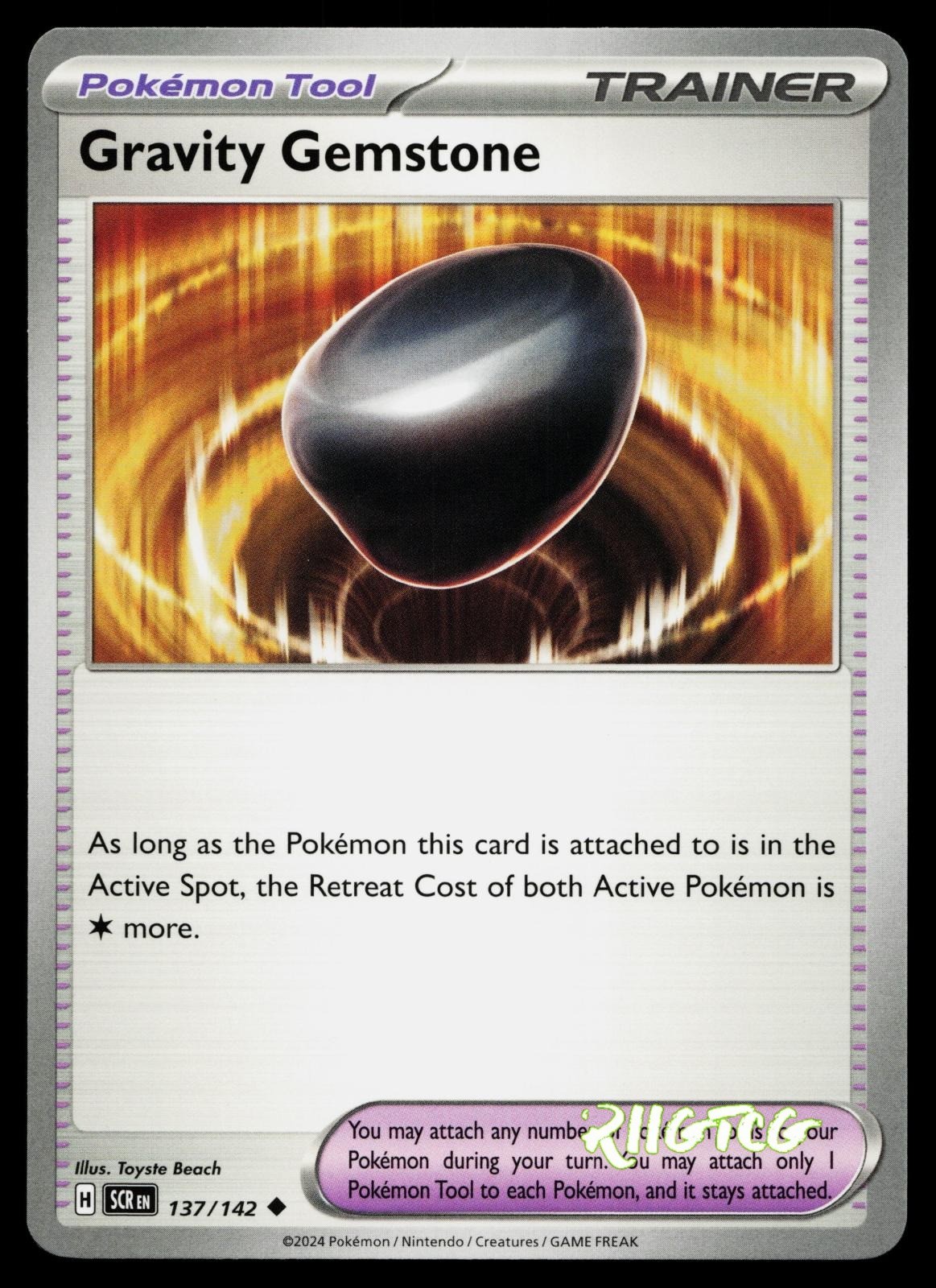 Gravity Gemstone 137/142 Stellar Crown Pokemon NM