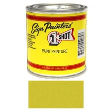 1/2 Pint 1 Shot 111L METALLIC BRASS Paint Lettering Enamel Pinstriping One Shot