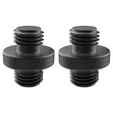 DALQUIS 3/8" Male to 3/8" Male Threaded Tripod Screw Adapter, 2 Pcs Standard ...