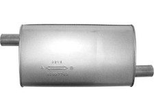 Ap Exhaust 3778 Enforcer Glass Pack Oval Muffler 2 Inout D. 26 Overall Length