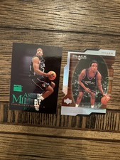 1999-00 Black Diamond Die-Cut Andre Miller Rookie #98 & Skybox RC Bonus Card. rookie card picture