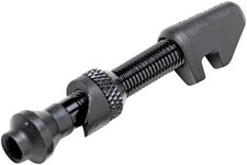 DT Swiss Aluminum Tubeless Valve - MTB or Road, 18-25mm Asymmetric Rim, Black,