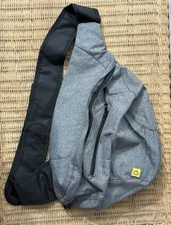 Wonderwink Gray Black Sling Backpack Scrub Bag Nurse Medical Healthcare