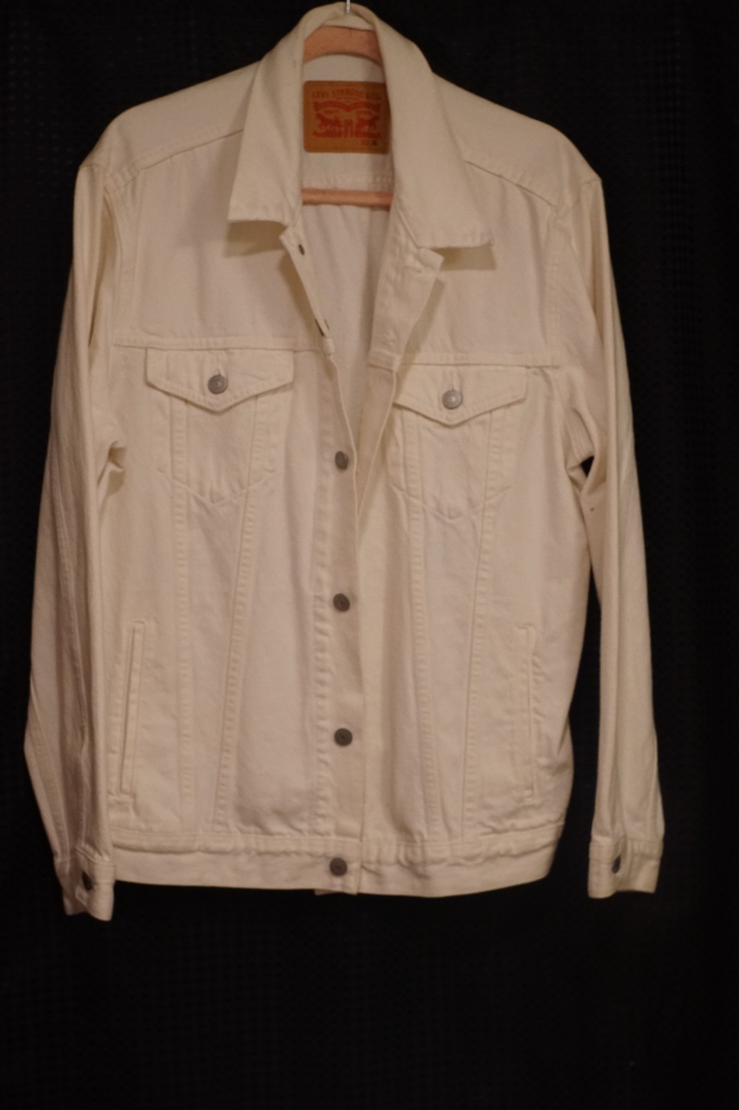Men's Levi's Jacket White Sz XL