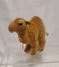 Steiff Camel Trampy Vintage Ear Button Ribbon Tag West Germany 1453/15 Plush