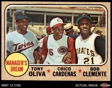 1968 Topps #480 Roberto Clemente Manager's Dream 8 - NM/MT