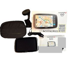 TomTom Go 6100 GPS Sat Nav UK Lifetime Maps Traffic Speed Cameras Spare Repair