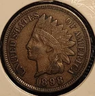 1898 Indian Head Penny VF Details