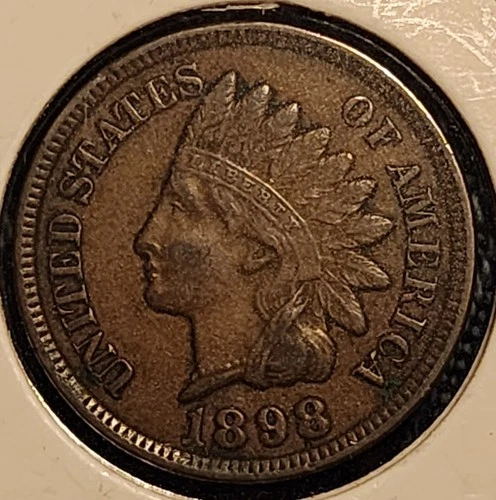 1898 Indian Head Penny VF Details
