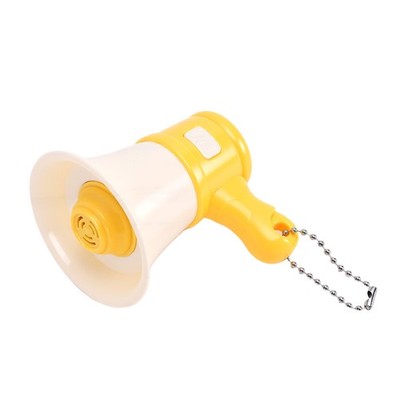 Mini Megaphone Toy Ergonomic Handheld Design Portable Hanging Voice Amplifier